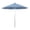 Air Blue, variant on California Umbrella Venture 9' Silver Market Umbrella in Henna