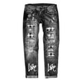 thumbnail image 7 of Jeans For Women 2024 Fashion Women's Fall And Winter Jeans Casual Printing Hole Thickening Pants Gray M, 7 of 7