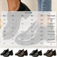 thumbnail image 2 of Women Round Toe Lace‑Up Chunky Heel Shoes, Leather Platform Block Heel Dress Shoes, 2 of 6