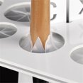thumbnail image 4 of Cepillo de maquillaje Soporte de secado Cepillo de secado Rack Cosmético Cepillo Secador Estante de almacenamiento 26 Slot Acrylic Brush Soporte Blanco 26 Agujeros Inevent CE001626-00, 4 of 7