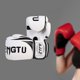 thumbnail image 3 of Guantes de boxeo Cola Hombres Transpirable Duradero PU Equipo de protección Mano Blanco y Negro, 3 of 8