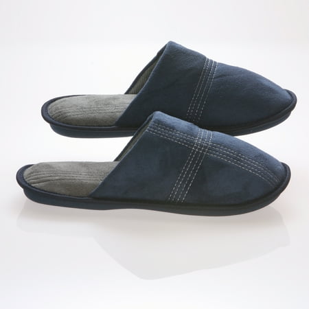 

Men s Memory Foam Suede Polar Fleece Slipper