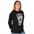thumbnail image 3 of Halloween Betty Boop Undead Zombie Women's Long Sleeve T Shirt Brisco Brands S, 3 of 6