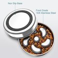 thumbnail image 2 of Cuenco para perros Slow Feeder Feedoo de acero inoxidable con capacidad de 500 ml, 2 of 8