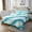 Blue White, variant on Erosebridal Ocean Animal Coverlet Set King,Sealife Starshell Seashell Bedding Set,Underwater World Decor,3-Piece