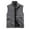 Gray, variant on hotojiny Big and Tall Mens Vest Fashion Outdoor Work Quick-Dry Vest Zip up Travel Sleeveless Jacket with Multi Pockets