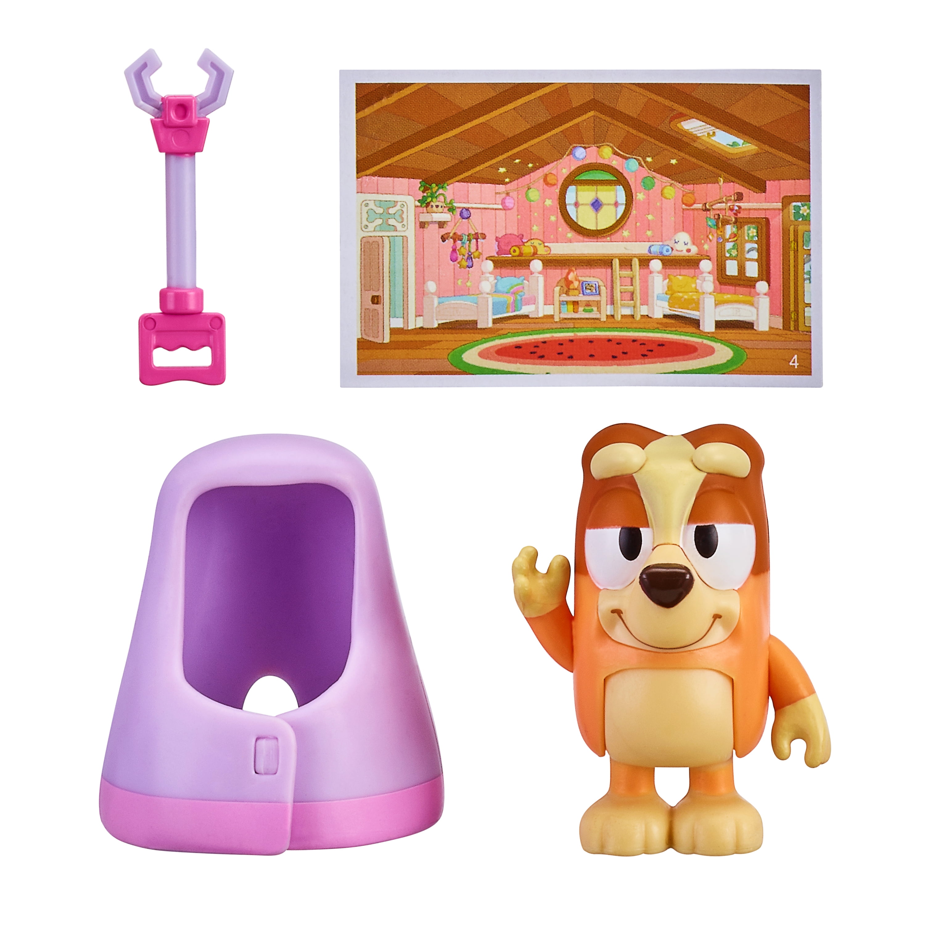 (2 pack) Bluey Story Starter Pack, 1 23" Plastic Toy Figure and Accessory, MultiColor, Ages 3+, Styl(图4) (2 pack) Bluey Story Starter Pack, 1 23" Plastic Toy Figure and Accessory, MultiColor, Ages 3+, Styl(图4)