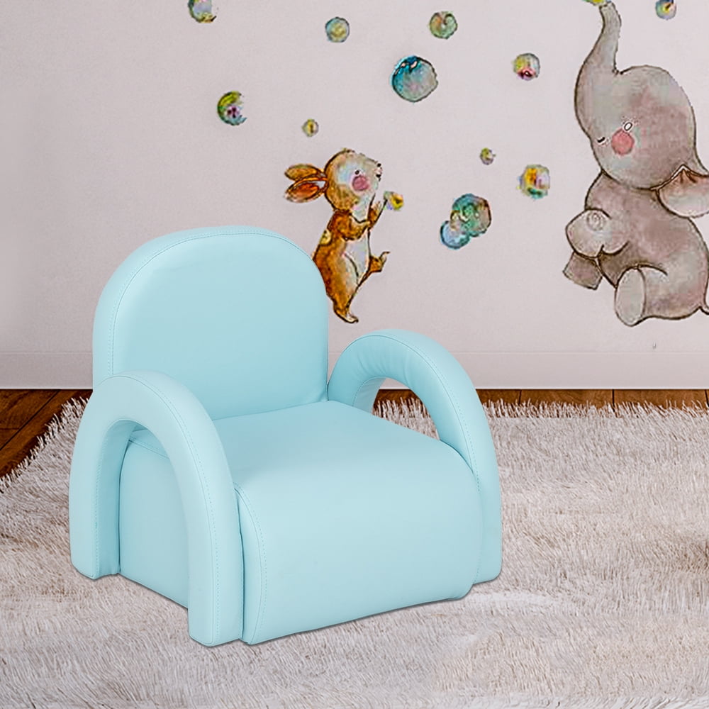 Kepooman Single Upholstered Kids Sofa Chair, Ideal Children Seat for Children Gift, Sky Blue Kepooman Single Upholstered Kids Sofa Chair, Ideal Children Seat for Children Gift, Sky Blue