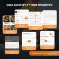 thumbnail image 3 of INKBIRD INT-11S-B Bluetooth Meat Thermometer, Ultra Accurate Multi-sensor Meat Probe, with High and Low Temperature Alarms and Cooking Time Estimator, Ideal for BBQ Novices and Chefs, 3 of 12