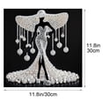 thumbnail image 3 of Linnome Art Diamond Painting Rhinestone Art Kit Graceful Female Figure Pattern Shiny Diamonds for Home Wall Decor H, 3 of 5