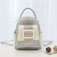 thumbnail image 1 of LinYooLi Big Capacity Women Backpack Fashion Color Matching Small Backpack Ladies Shoulder Crossbody Bag Soft Leather Female Mini, 1 of 6