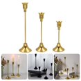 thumbnail image 2 of SDFGTstore Modern Iron Candlestick Nordic Metal Taper Candle Holder Stand for Wedding Christmas Dinning Party Centerpieces Decors, 2 of 10