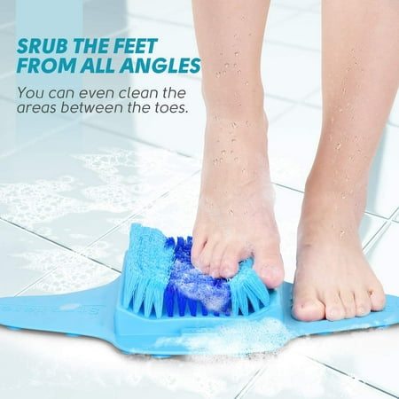 Shower Foot Scrubber With Pumice Stone, Bathtub Foot Scrubber As Seen On Tv