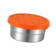 thumbnail image 2 of Recipiente para alimentos de acero inoxidable, recipiente para preparar comidas con tapa de silicona. Redondo, 2 of 9