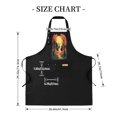 thumbnail image 4 of Whimsical Forest Scene Adjustable Bib Apron - 2 Pack with 2 Pockets Perfect for Cooking & Chef Work for Men & Women, 4 of 5