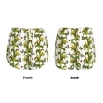 thumbnail image 3 of Gukieu Corn And Butterflies Print Women's Sports Shorts with Drawstring Elastic Waistband for Running, Yoga, Fitness-Large, 3 of 7