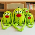 thumbnail image 2 of Almohada larga de pepino para dormir, juguete de felpa verde, regalo de cumpleaños para niñas, novedad223, 2 of 5