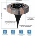 thumbnail image 4 of Solar Disc Lights For Your Garden Oasis, In Ground Solar Landscape Light With Upgraded LEDs (8 Pack), 4 of 5