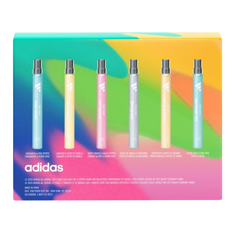 Adidas Vibes Eau De Parfum Discovery Set, 6 x 10 ML - Walmart.com