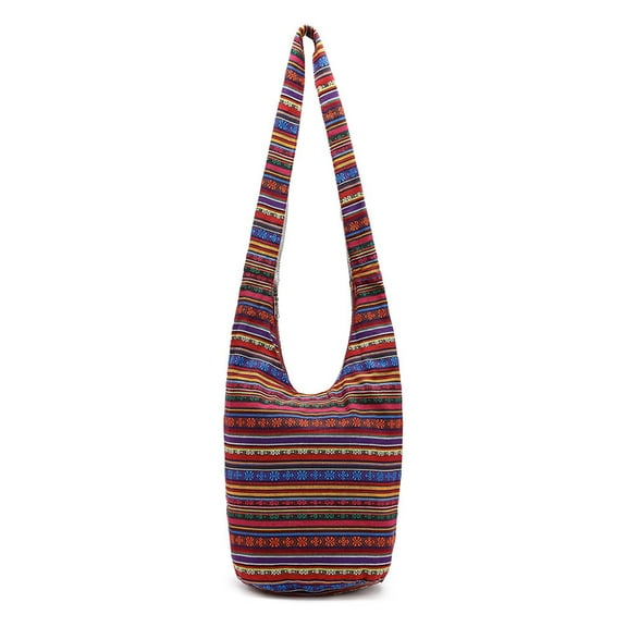 COOLHOOD Women Hippie Shoulder Bags Fringe Large Purses Ethnic Handbag Travel Bag