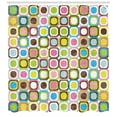 thumbnail image 3 of Ambesonne Colorful Shower Curtain, Cubes Inner Circles, 69"Wx84"L, Multicolor, 3 of 3