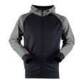 thumbnail image 1 of Finden & Hales - Sudadera con capucha y paneles transpirables Modelo Moisture hombre caballero (Negro/Gris Metal/Blanco), 1 of 1