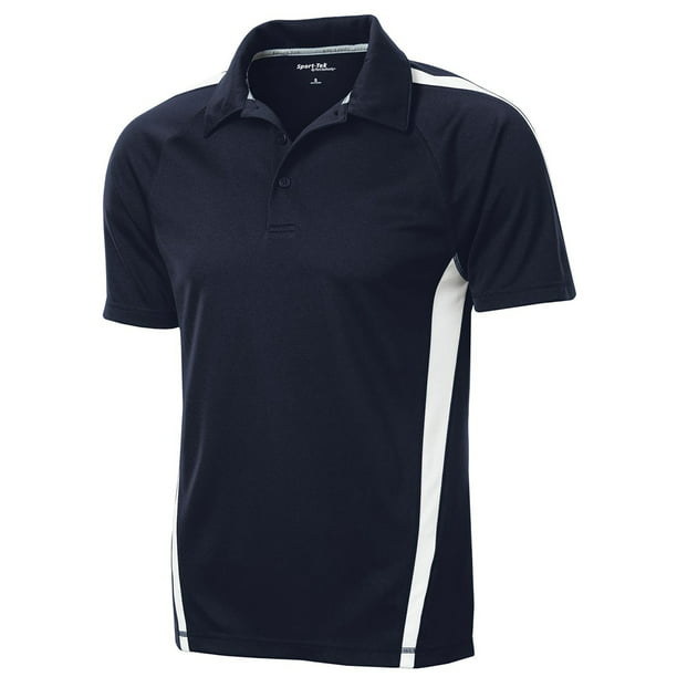 Sport-Tek - Sport-Tek Men's Micro-Mesh Colorblock Polo Shirt - Walmart ...