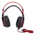 thumbnail image 1 of Mecanografíe las auriculares del juego de C ajustables con alambre sobre los auriculares del juego del oído con la luz del micrófono LED, 1 of 8