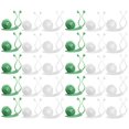thumbnail image 1 of Miangastore Self-Adhesive Clips Wall Fixing Supporting White 30Pcs 1.4x1.4in, 1 of 8