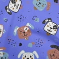thumbnail image 1 of oneOone Polyester Spandex Medium Purple Fabric Kawai Craft Projects Decor Fabric Printed By The Yard 56 Inch Wide-7A, 1 of 5