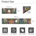 thumbnail image 3 of Yayeee Faucet Mat for Kitchen Sink 14.7" Diatomite Long Splash Guard Pad, White Floral Garden, 3 of 7