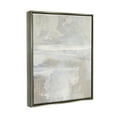 thumbnail image 3 of Stupell Industries Beige Abstract Composition Abstract Painting Gray Floater Framed Art Print Wall Art, 17 x 21, 3 of 9