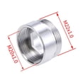 thumbnail image 3 of Uxcell Faucet Adapter  M22x1.0 Male Thread to M20x1.0 Female Thread Aerator Copper  Silver Tone 1pcs, 3 of 4