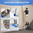 thumbnail image 3 of Plataforma de trabajo plegable Loyoda de aluminio ajustable 35-50 cm, 3 of 7