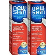 New Skin Liquid SPRAY Bandage 1oz ( 2 canisters ) NEW LOOK!