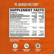Jacked Factory Burn-XT Clinically Studied Fat Burner & Weight Loss Supplement - 42 Count