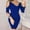 Blue, variant on Summer and Spring Dresses for Women 2024 Casual Womens Sexy V Neck Cocktail Mini Dress Ladies Party Pencil Short Dresses
