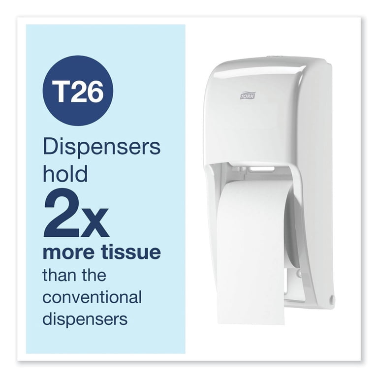 SCA Tissue, 2-Ply Septic Safe Bath Tissue, High Capacity, White