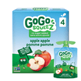 thumbnail image 1 of GoGo squeeZ Fruit Sauce, Apple Apple, No Sugar Added. 90g per pouch, 4 Pouches, 1 of 5