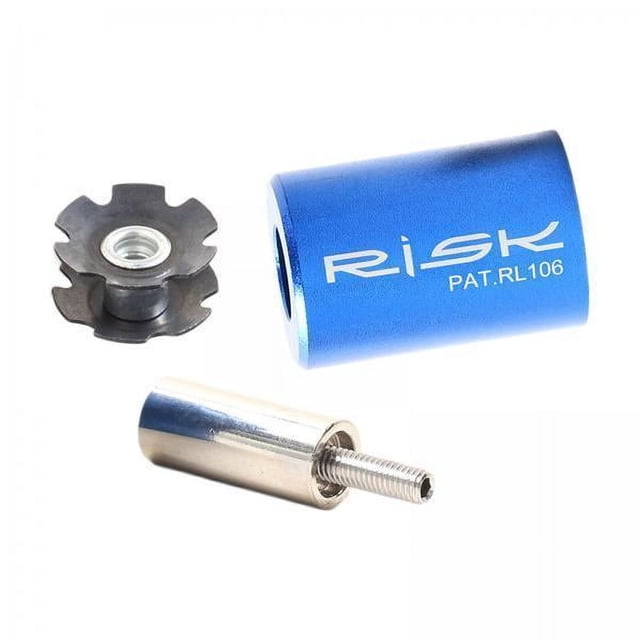 3xBike Juego De Dirección Para Bicicleta Horquilla Delantera De Bicicleta Tuerca De Estrella Sin Rosca 1-1/8'' Instalador