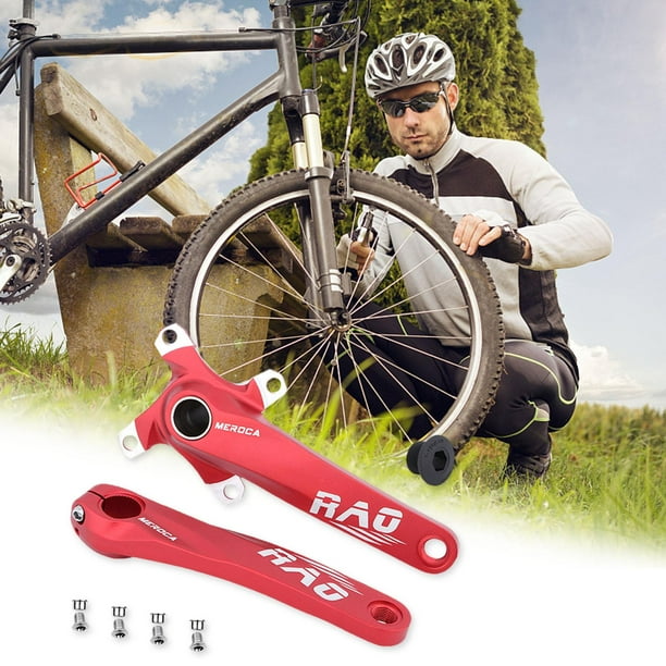 Bicicleta de Montaña Macarena Aleación de Aluminio Crankset 170 mm 104 BCD D rojo