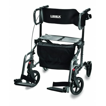 Lumex HybridLX LX1000T Rollator Transport Chair