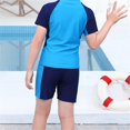thumbnail image 5 of YunPes Children's Swimming Swimsuit Summer Children's Swimsuit Short Sleeved Split Swimsuit Swim Suits Toddlers, 5 of 7