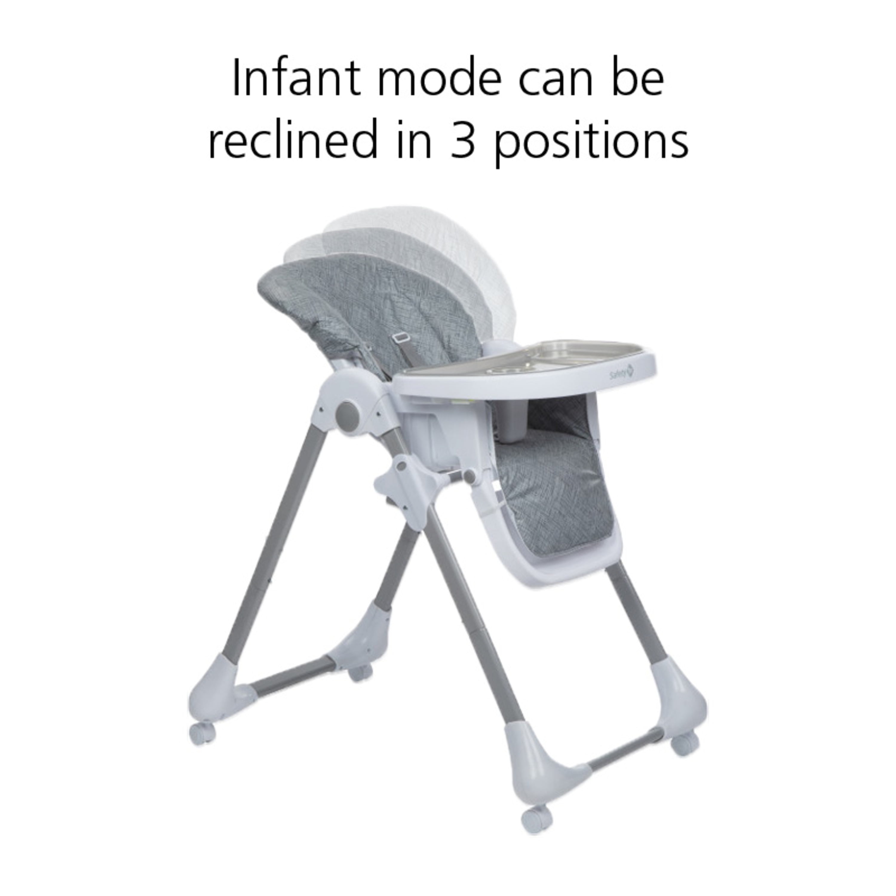 Safety 1st 3-in-1 Grow and Go High Chair, Birchbark, Toddler
