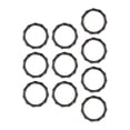 thumbnail image 1 of GUOOL 10 Pcs Pince Mousqueton Ronde Tendance pour Sac Fourre-Tout Sac Noir, 1 of 9