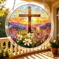 thumbnail image 2 of Guozer Acrylic Puzzles Suncatcher Windows Hanging 7.4 in,83 Pieces Colorful Sun Catchers Puzzle Panel,Indoor/Outdoor Decoration for Women Men Mom Gift, 2 of 5