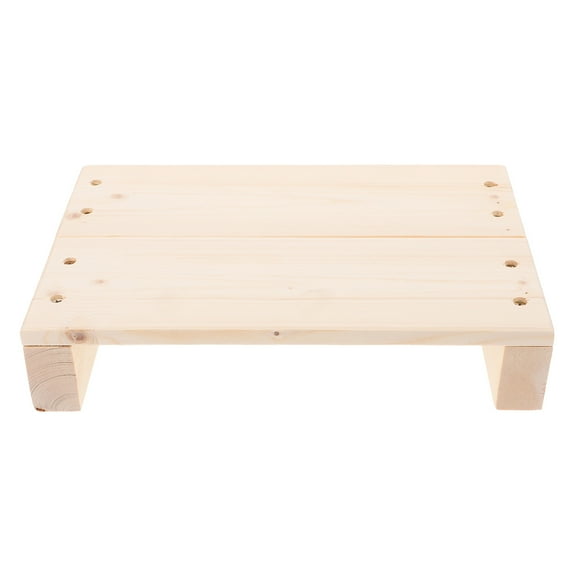 DEEPCRAFF Wooden Step Stool for Adults Versatile Foot Stool for Indoor Outdoor Kitchen Bathroom