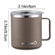 thumbnail image 3 of Vaso De Agua De Acero Inoxidable Vaso térmico de acero inoxidable de 400 ml con doble pared y tapa a presión para bebidas frías y calientes (1 unidad) Rkxzt, 3 of 9