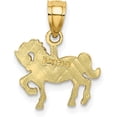thumbnail image 3 of Solid 10K Yellow Gold Carousel Horse Charm - 16.7mm, 3 of 6