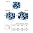 thumbnail image 3 of Fsddascl Blue Black Geometric Small Toaster Cover 2 Slice, Kitchen Appliance Covers, Modern White Blue Abstract Art Toaster Oven Cover with Loop, Bread Machine Cover Polyester Dust Cover Protection, 3 of 5